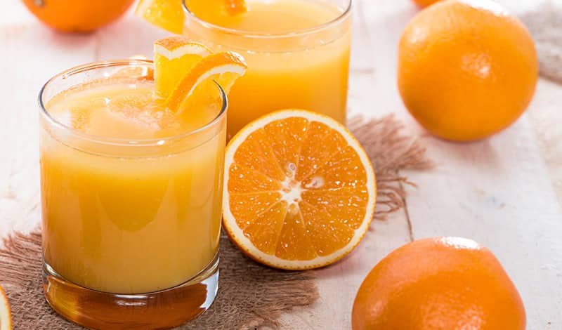 Los jugos con más vitamina C