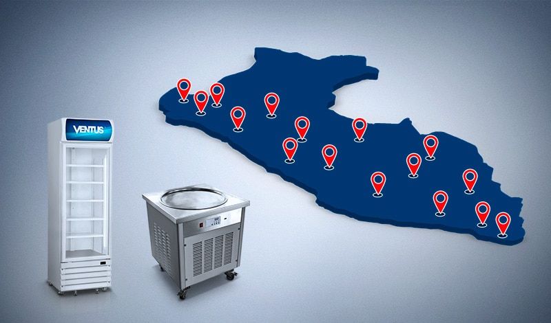Dónde comprar máquinas de helados y Visicooler en Perú