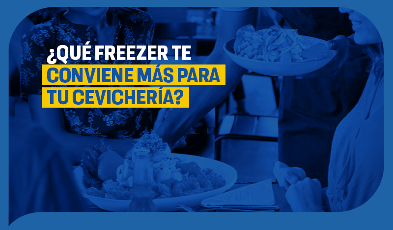 ¿Qué freezer te conviene más para tu cevichería?