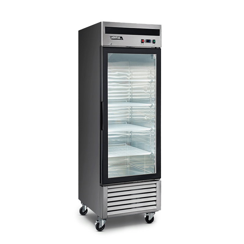 Refrigerador Acero Inox. 1 pta vidrio VR1PS-700V